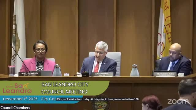 San Leandro council deadlocks over revenue-measure exploration and whether survey work should be public