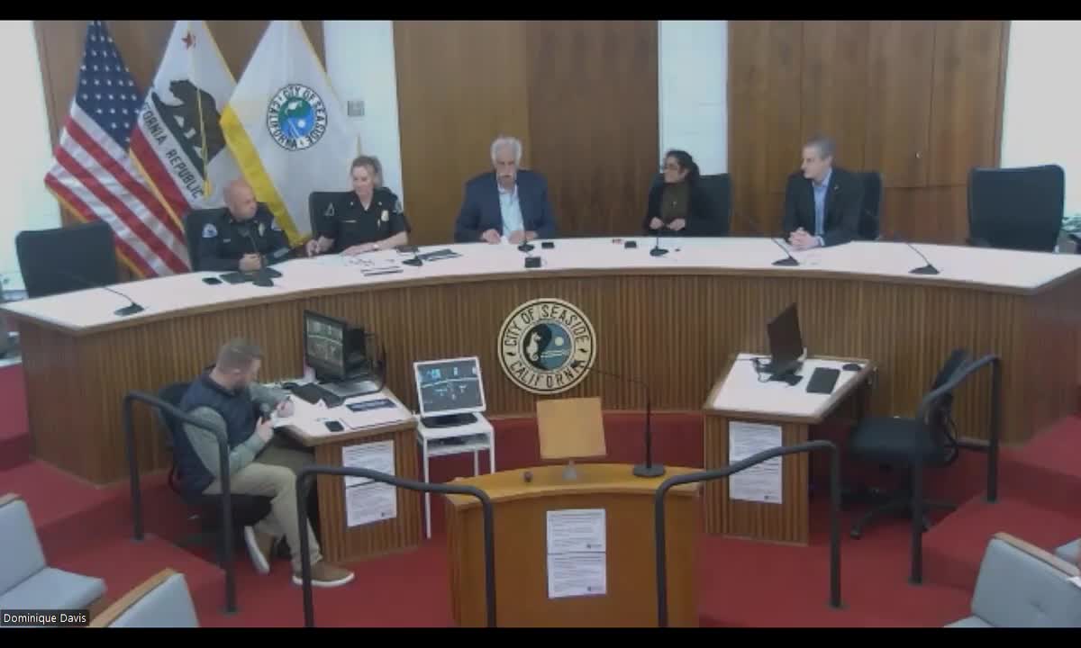 Seaside TAC adds AB 413 briefing, outlines enforcement timeline for parking near crosswalks