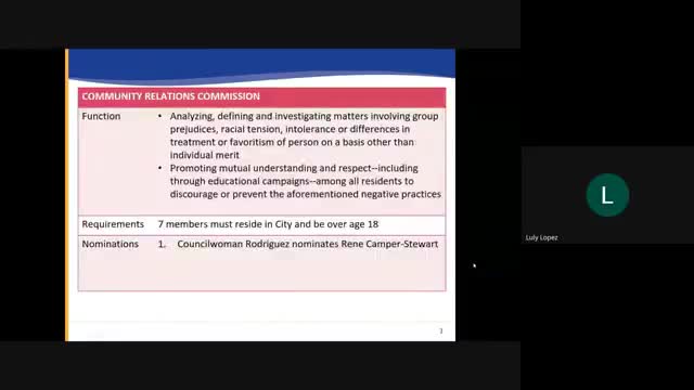 Oxnard mayor asked to appoint Renee Camper Stewart to Community Relations Commission