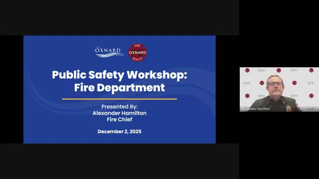 Oxnard fire chief presses council for investments in paramedics, stations and emergency preparedness