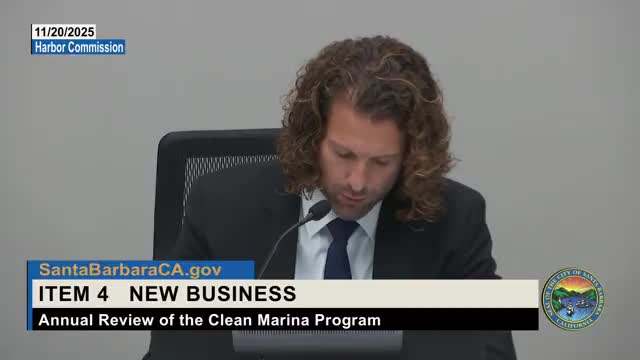 Waterfront presents annual Clean Marina Program review; staff highlight pumpouts, pollution-prevention and volunteer cleanup