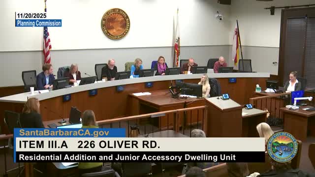 Commission approves 4‑lot subdivision at 1250 Cliff Drive; commissioners urge HLC to address driveway safety and pier placement