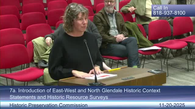 Glendale launches citywide historic-resources surveys for East–West and North Glendale