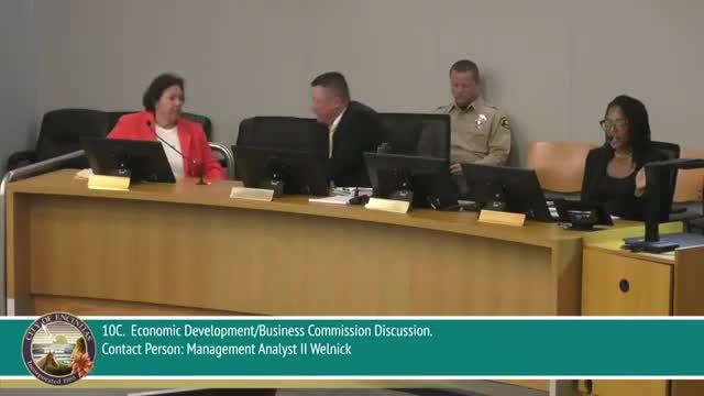 Encinitas council backs creation of economic development commission with 5–9 members and three‑year terms