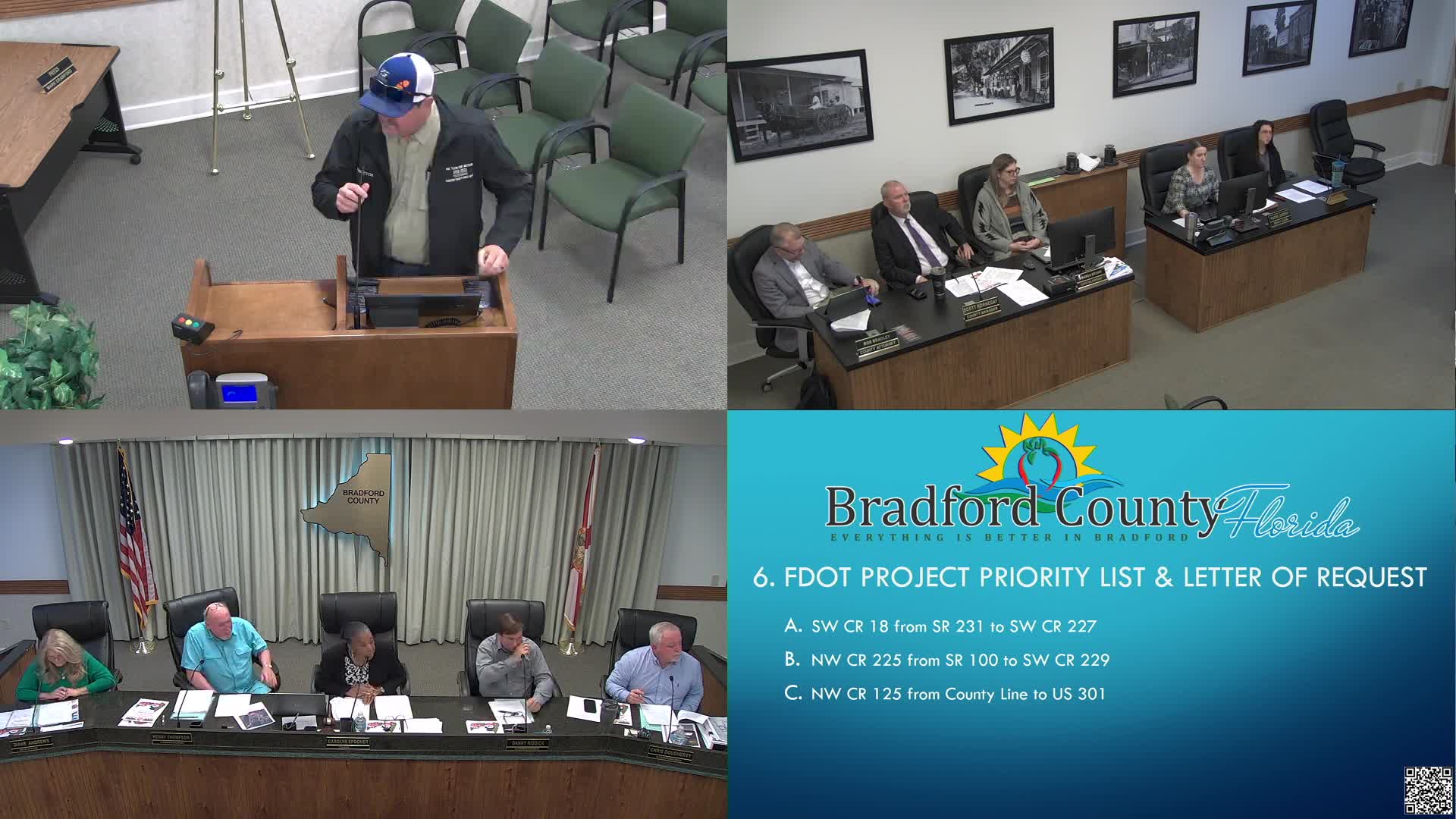 Commission approves DOT project priorities and awards pest‑control contract