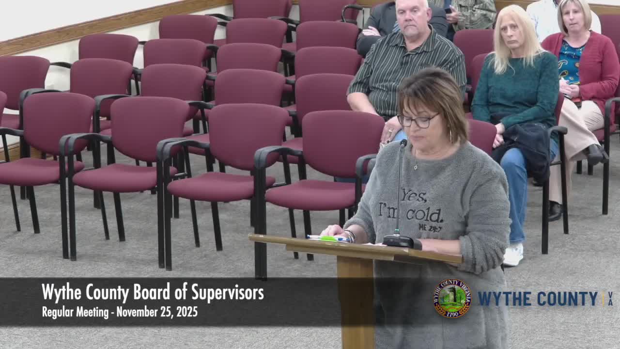 Wythe County resident asks board to pause dog adoption after alleged shelter missteps