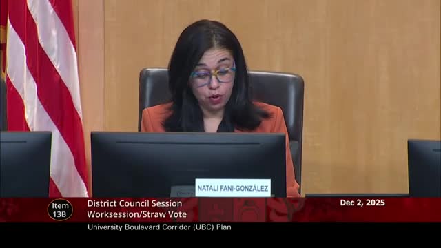 Council moves University Boulevard corridor plan forward after work session and straw vote