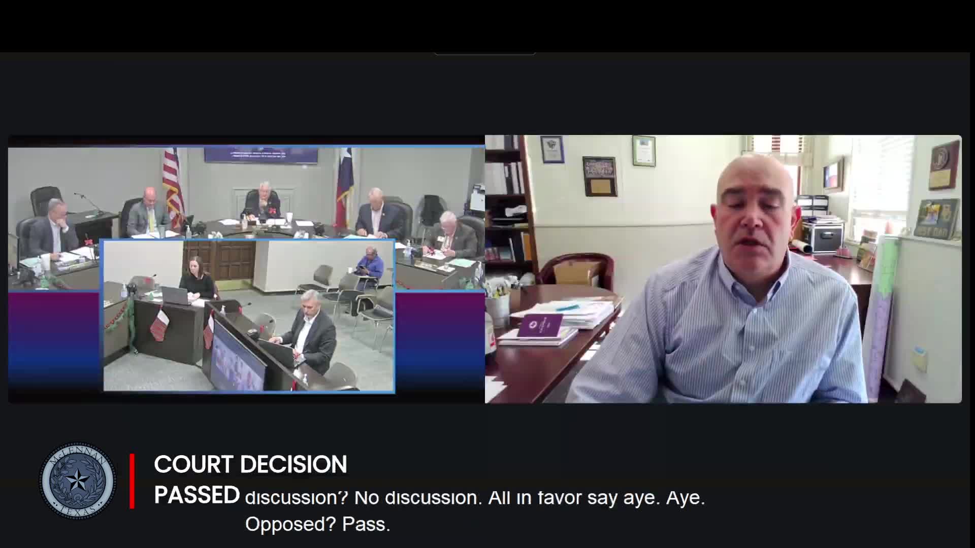 Court approves countywide dark‑fiber internet plan; sheriff to cover one‑time construction cost to jail