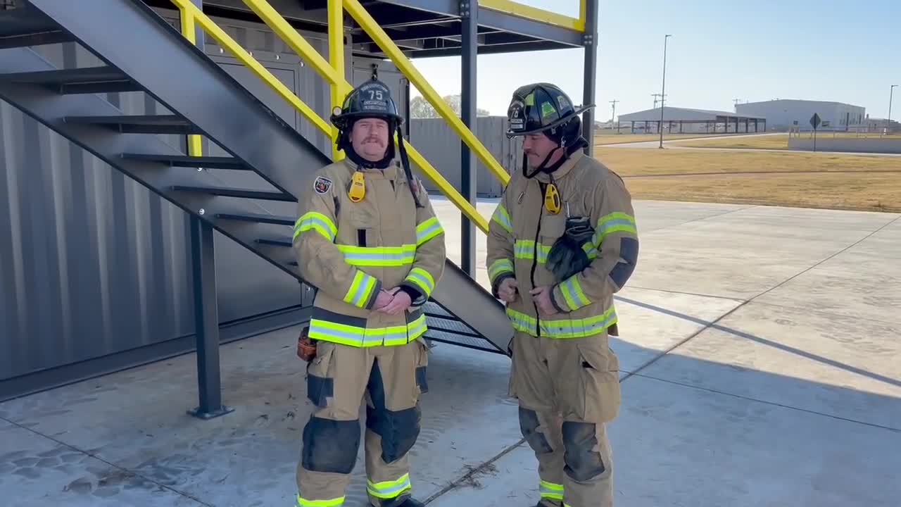Yukon Fire Department demonstrates BEIS residential search tactic in training video