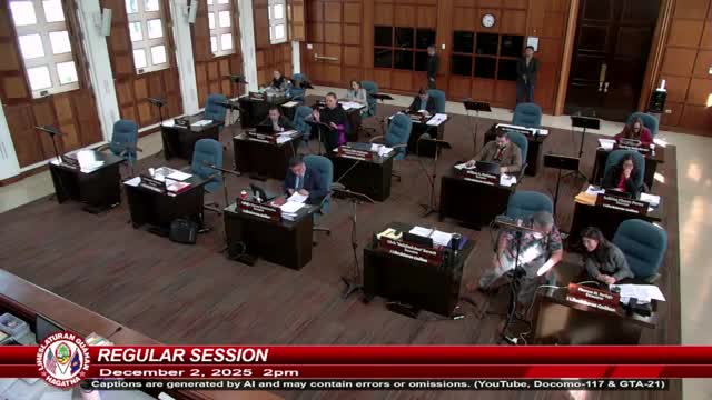 Guam Legislature advances veterans governance bill after wide floor debate on nonprofit representation