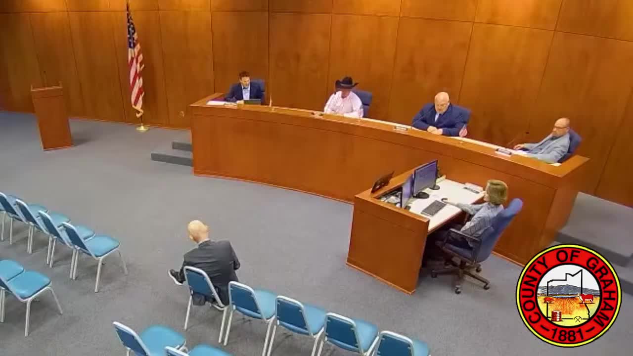 Graham County accepts $280,000 in state funds to continue school safety system; board signs agreement