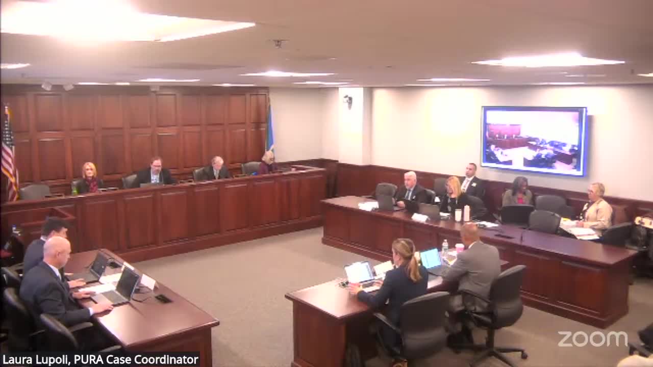 PURA continues Hazardville Water evidentiary hearing; staff orders multiple supplements on loan terms, swap accounting and expenses