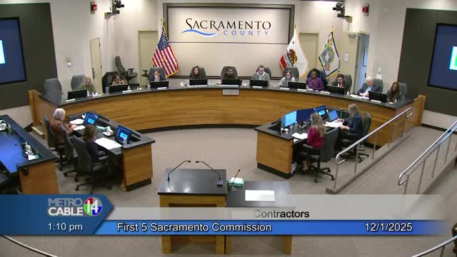Commission appoints Commissioner Guerra as First 5 Sacramento 2026 vice chair