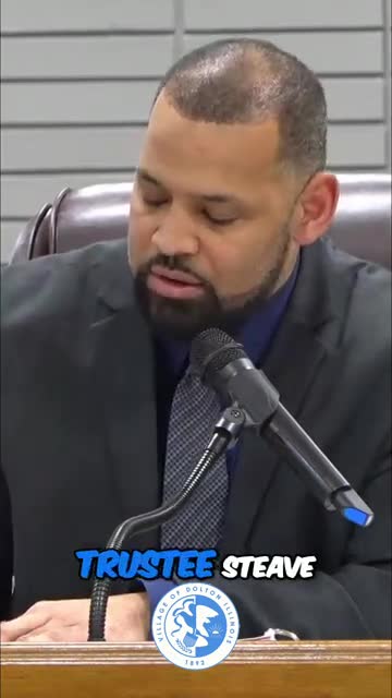 Dolton meeting notes completion of street resurfacing work