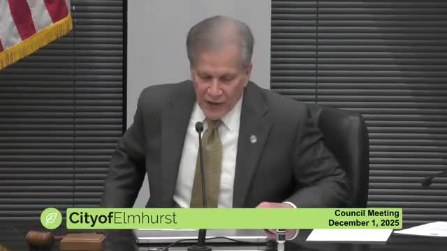 Elmhurst council approves $22.75 million 2025 property tax levy, citing pension and health-care cost pressures