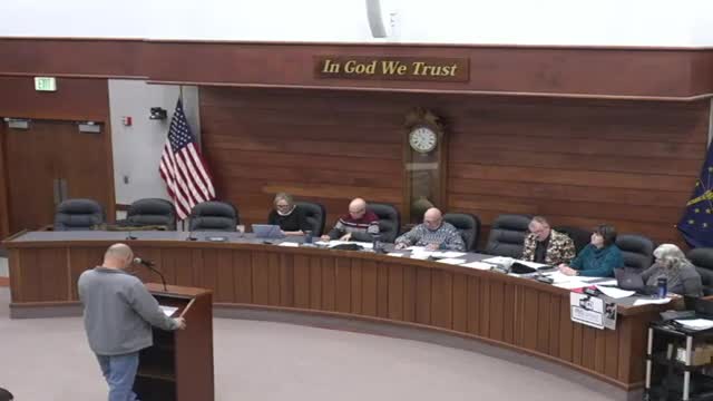 County tables grapple truck and hot‑box purchases pending financing and contract details