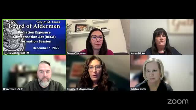 St. Louis town hall explains expanded RECA coverage and where residents can get help