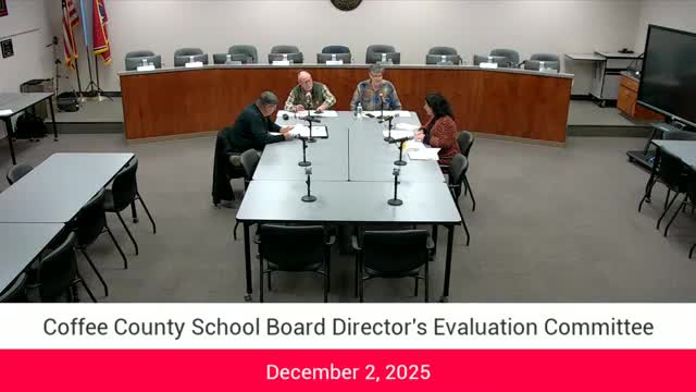 Coffee County board to revise director-of-schools evaluation, remove teacher/supervisor input