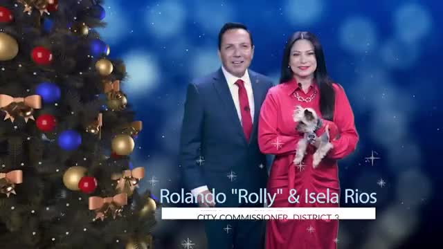 Holiday greeting from Commissioner Rolando Rios