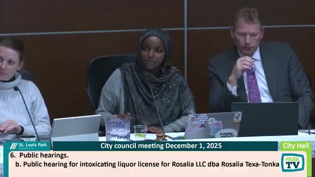 Council approves Rosalia Texatanka liquor license for Minnetonka Boulevard location