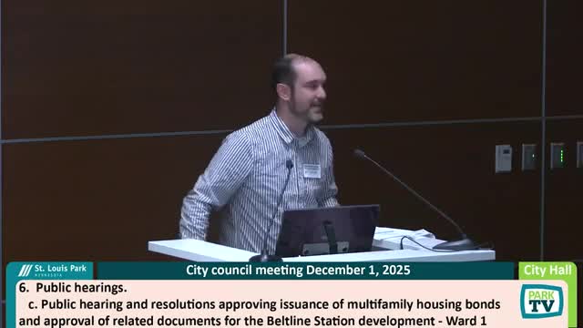 Council approves Beltline Station affordable-housing bonds and related contract amendments