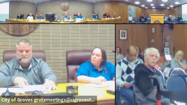 Groves council hears consultant on transportation use fee; feasibility study estimated at about $42,000