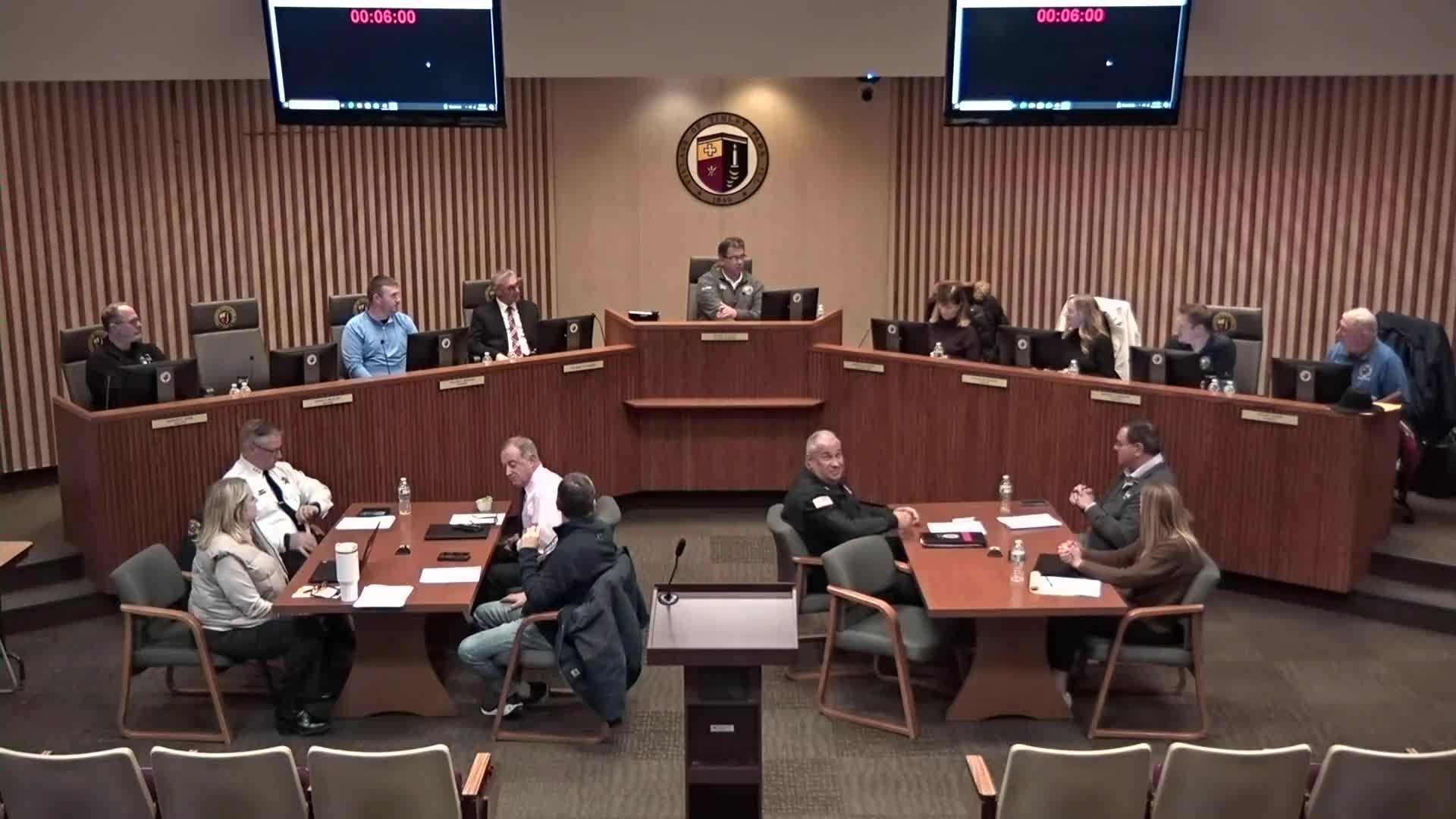 Trustees vote to adjourn after brief updates and comments