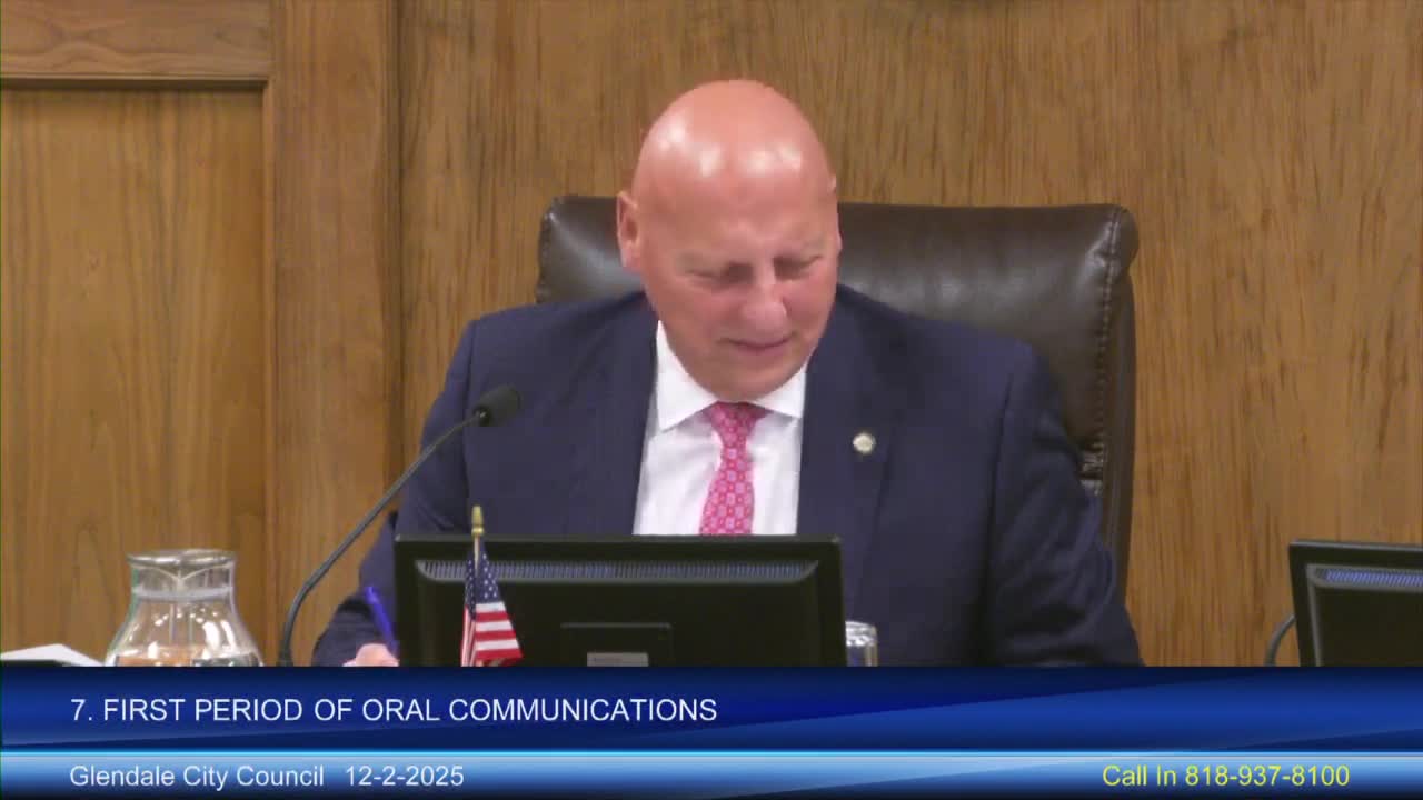 Council member moves to agendize ethics commission; public speaker urges inclusion of city attorney and manager