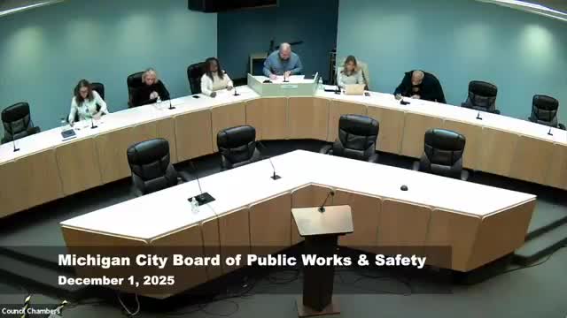 Michigan City board approves two‑year AFSCME contract covering street, vector and clerical staff