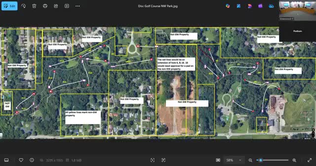 Board discusses disc-golf proposal at Northwest Park; staff to continue talks with Johnson County Disc Golf