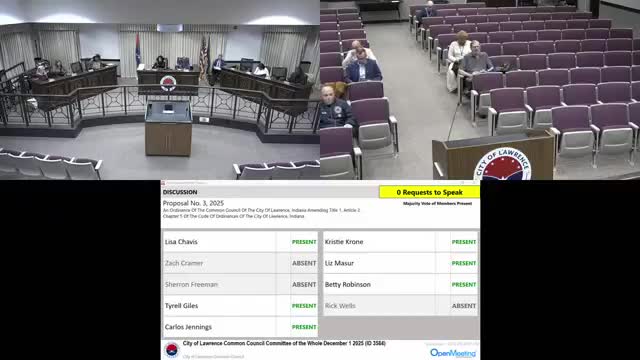 Lawrence committee tables ordinance to align police, fire accruals pending fiscal analysis