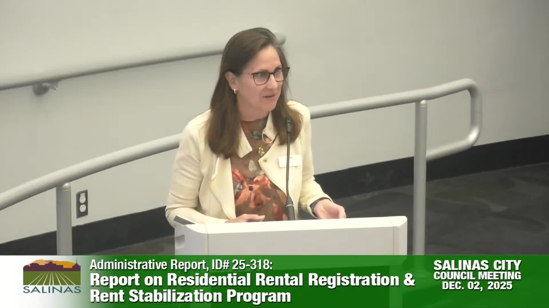 Salinas reports $1.7 million in first year rental program receipts; staff to return excess fees, cites 45% compliance