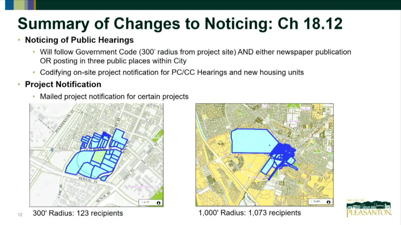 Pleasanton council approves streamlined permitting code, retains wide notice for nonadministrative projects