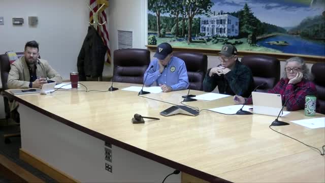 Finance staff demonstrates invoice-to-warrant workflow to committee