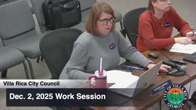 Villa Rica staff propose administrative small‑claims handling, update on Walmart license and new grease‑bin registration ordinance