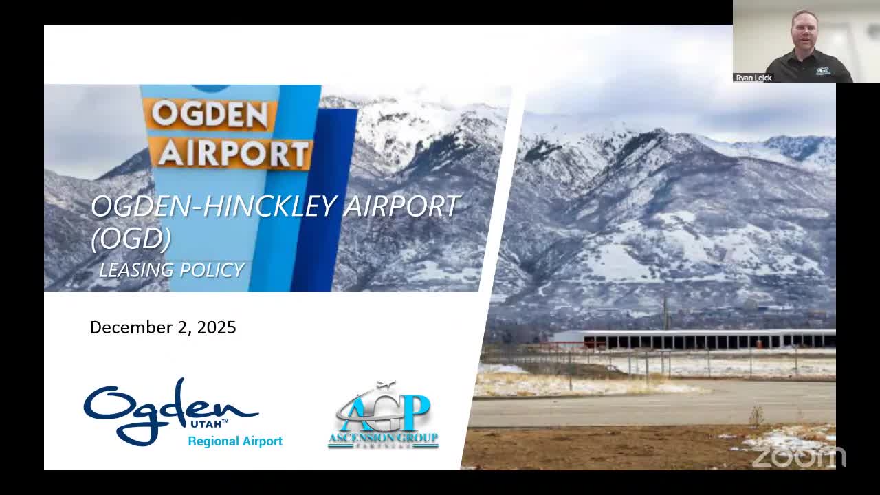 Council begins wide review of proposed airport leasing policy, highlighting lease term, reversion and rent adjustments