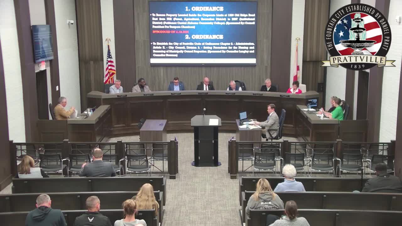 Prattville council adopts ordinance formalizing process to name and rename city property