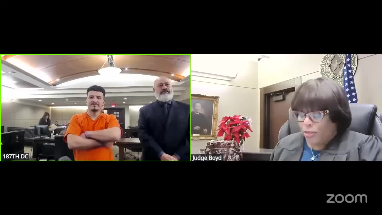 Bexar County docket: multiple pleas, an evidence quash granted for an internal‑affairs disc and a four‑year sentence