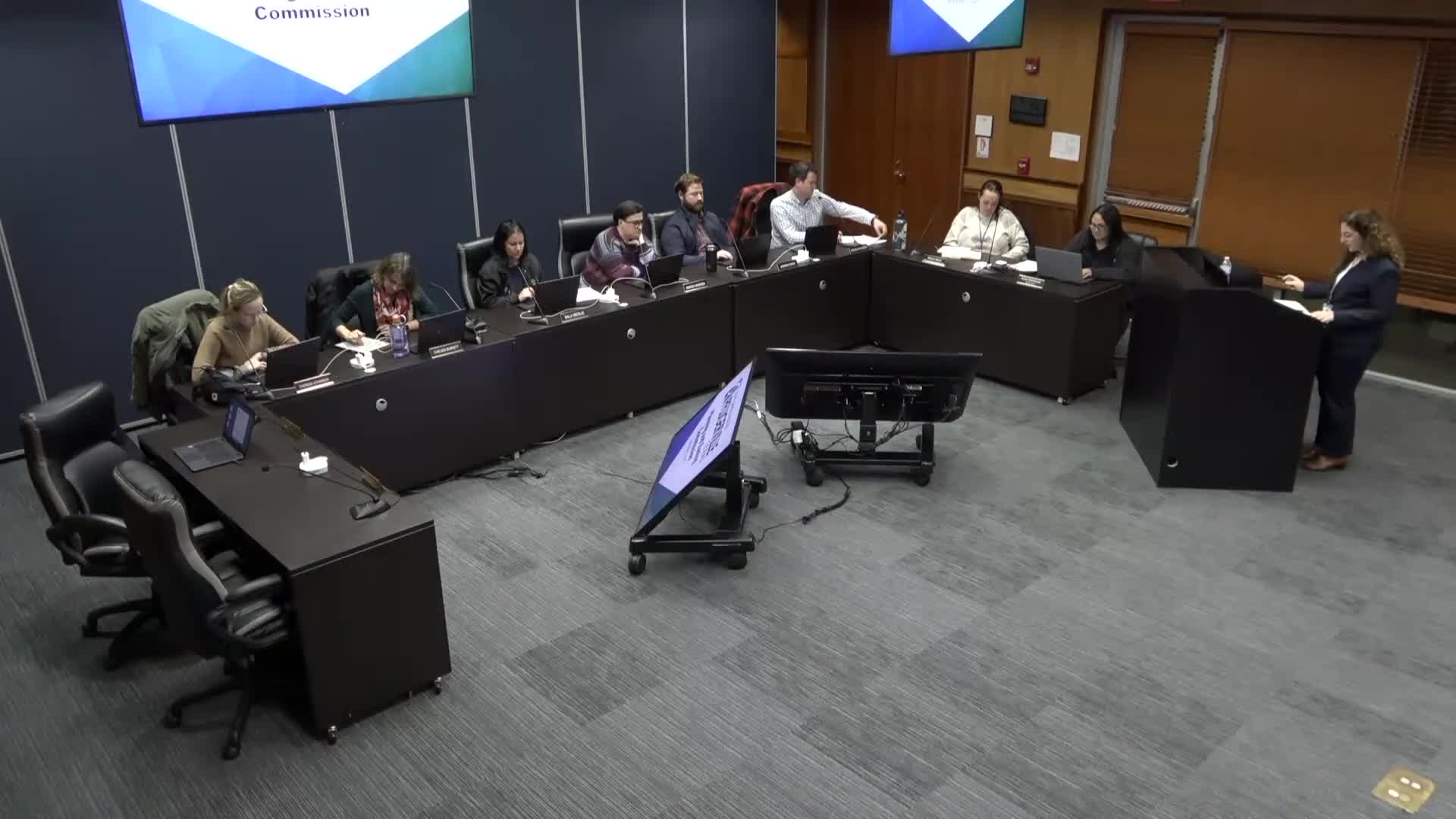 Commission denies waiver request that would have allowed wastewater construction before platting