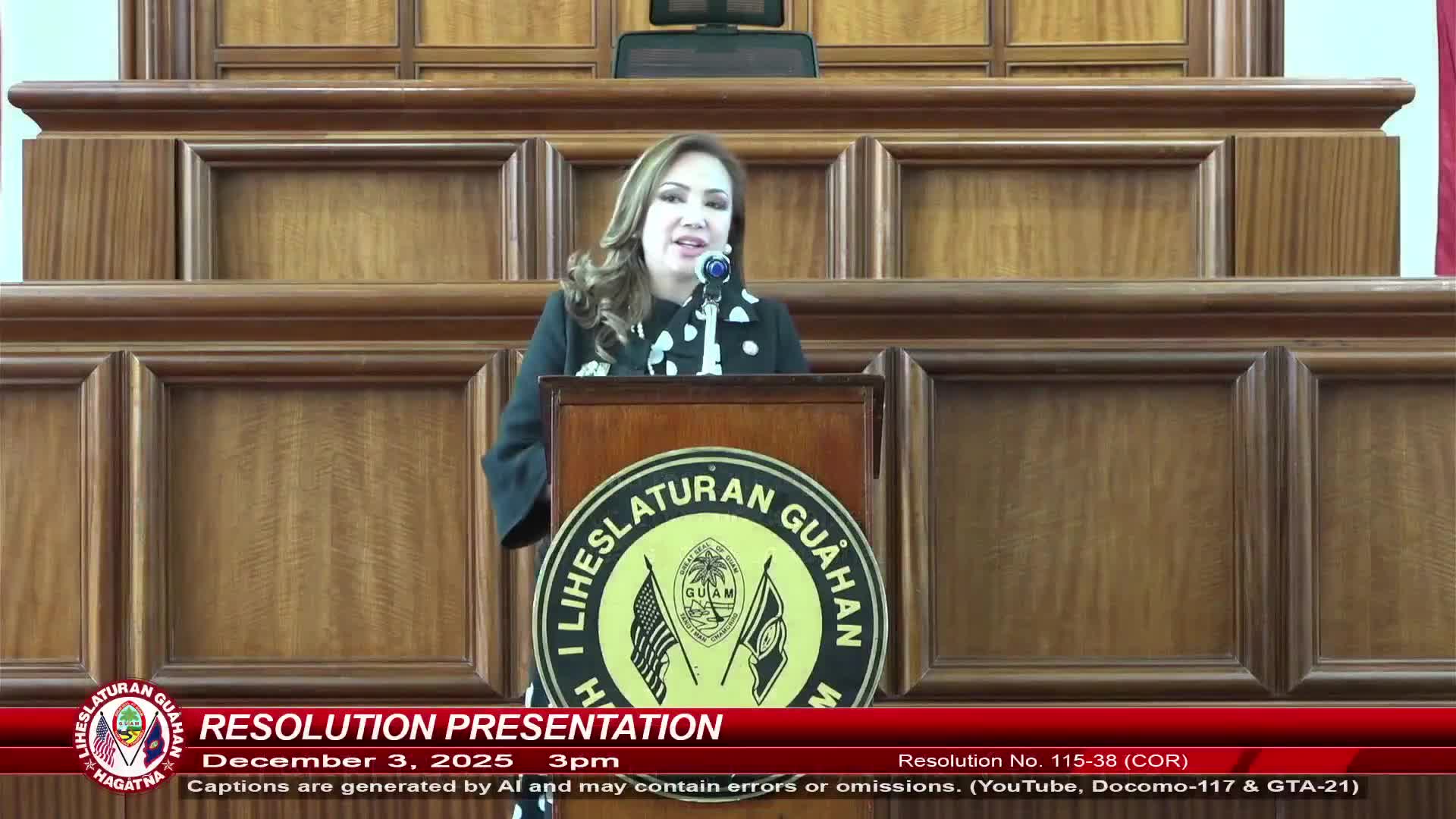 Legislature’s Rules Committee honors American Red Cross Guam, names 'Blaze Hall' for outgoing director