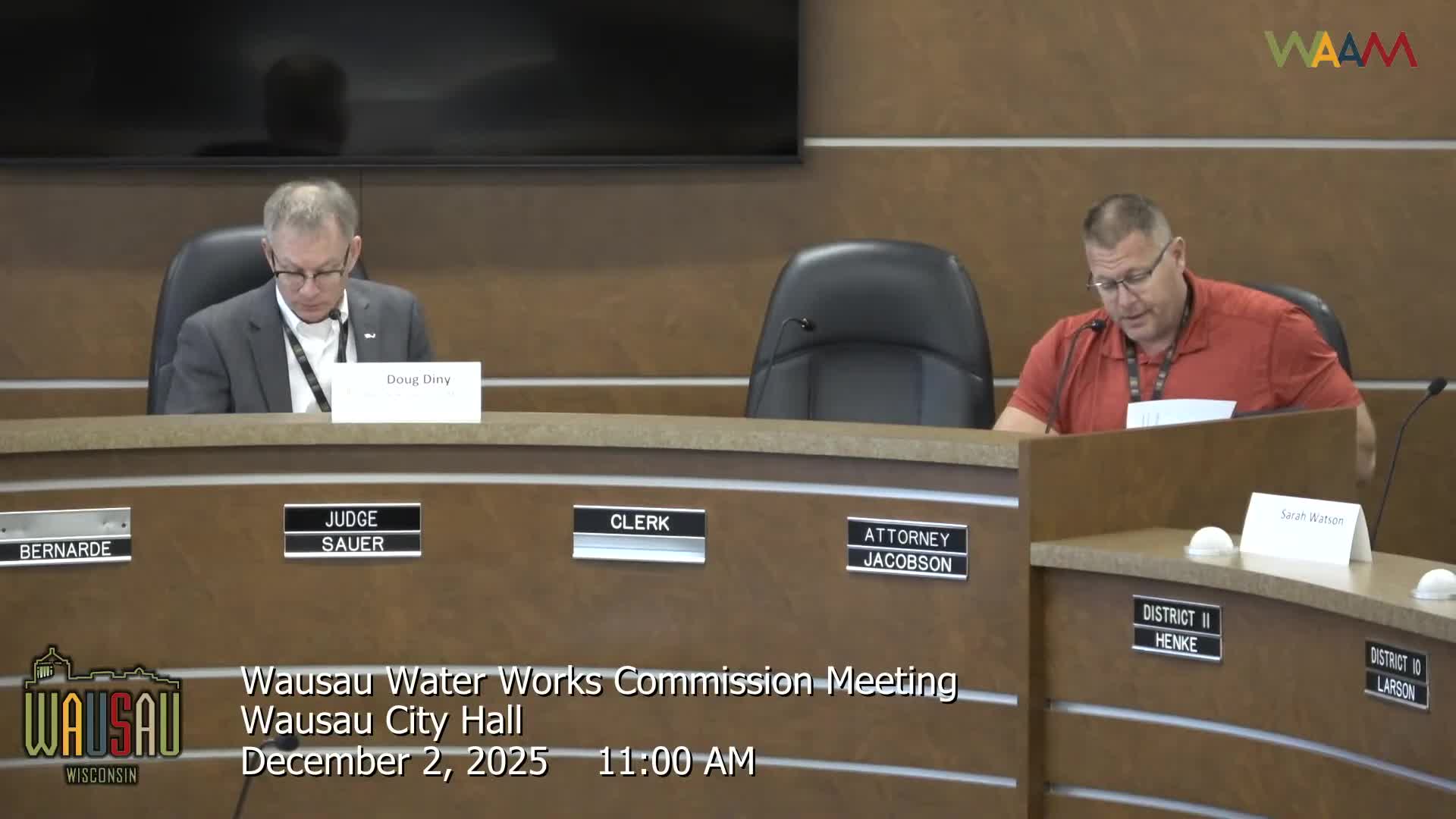 Wausau commission endorses recommendation for $19M lead‑service reimbursement package to DNR loan process