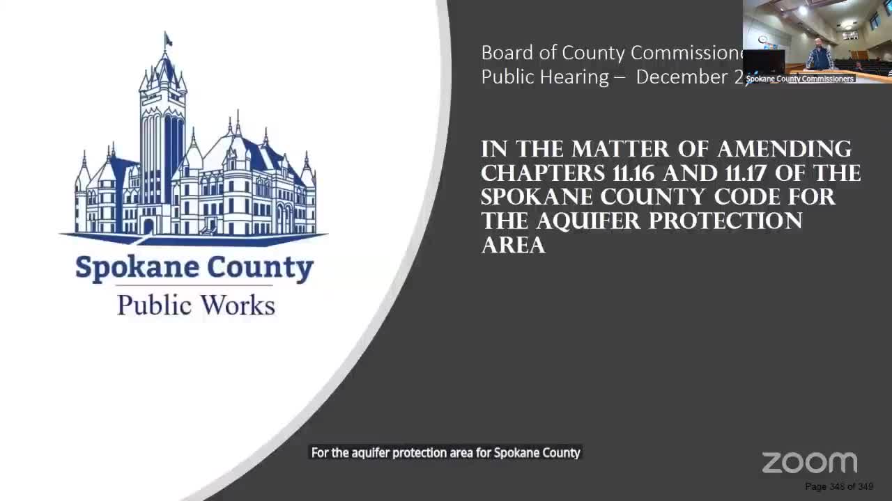 Spokane County extends aquifer protection fee authority amid PFAS concerns from West Plains residents