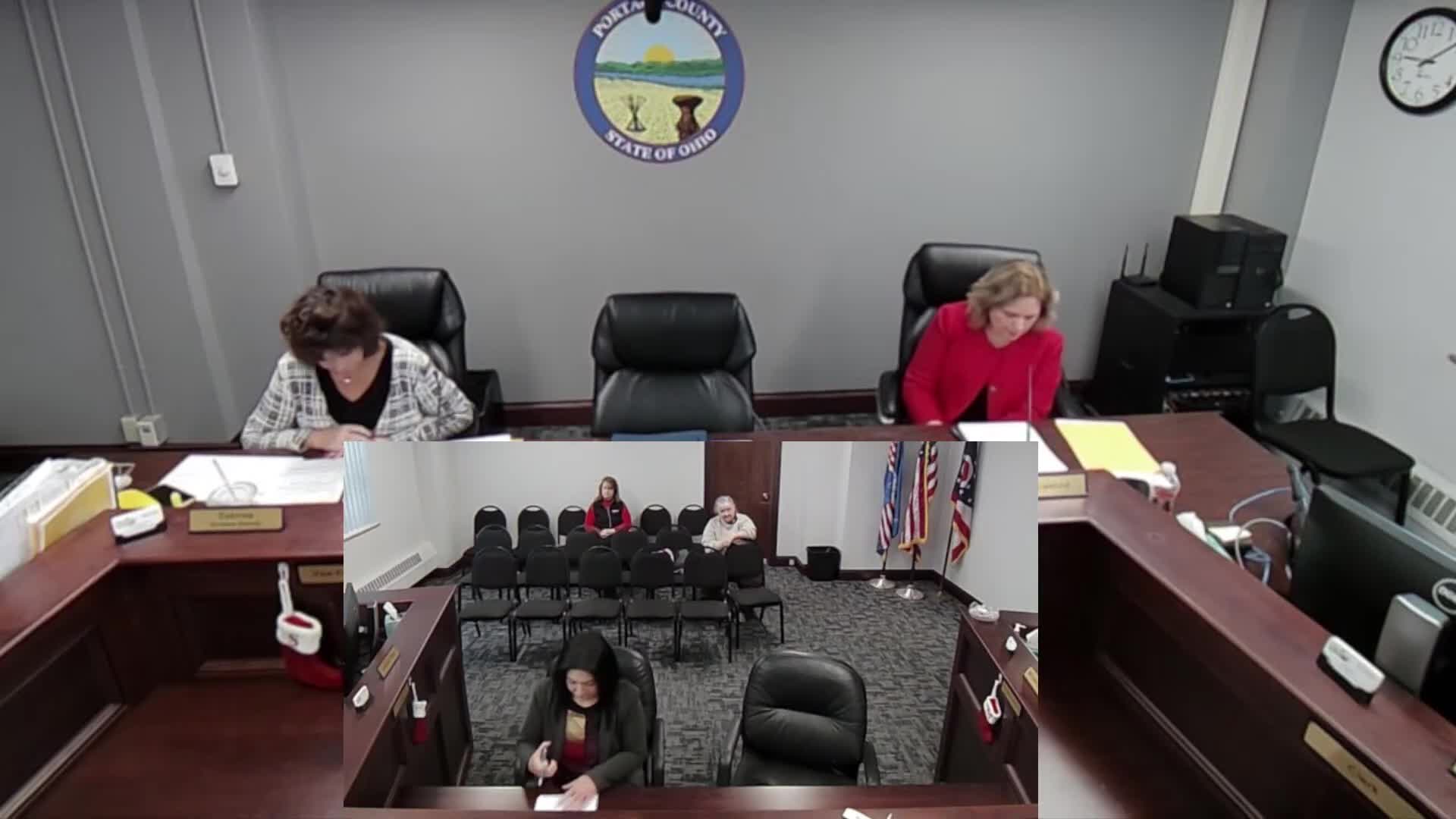 Portage County commissioners approve multiple routine resolutions, transfers and appointments