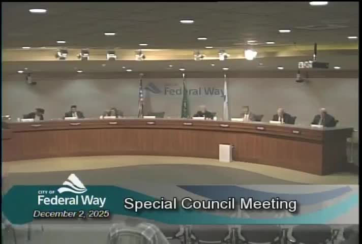Federal Way council discusses Lodging Tax Advisory Committee vacancies and provisional hotel‑seat appointment