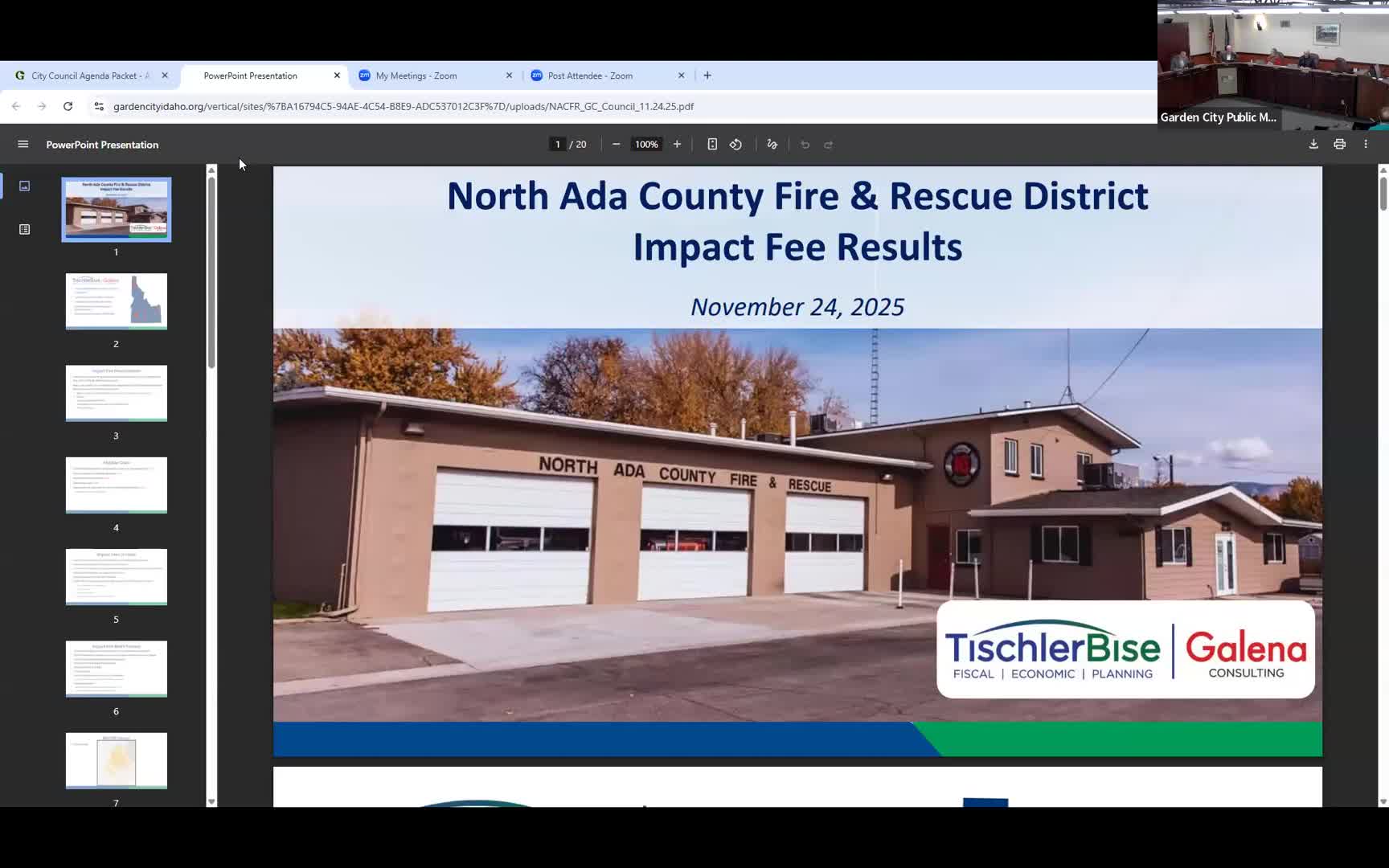 Council adopts CIP that underpins higher fire-district impact fees; collection timing remains under negotiation