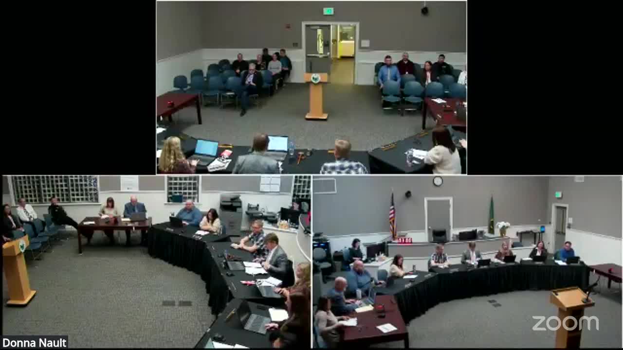 Shelton council forwards labor contract, adopts budget and multiple resolutions; legislative agenda amended to note unregulated substances