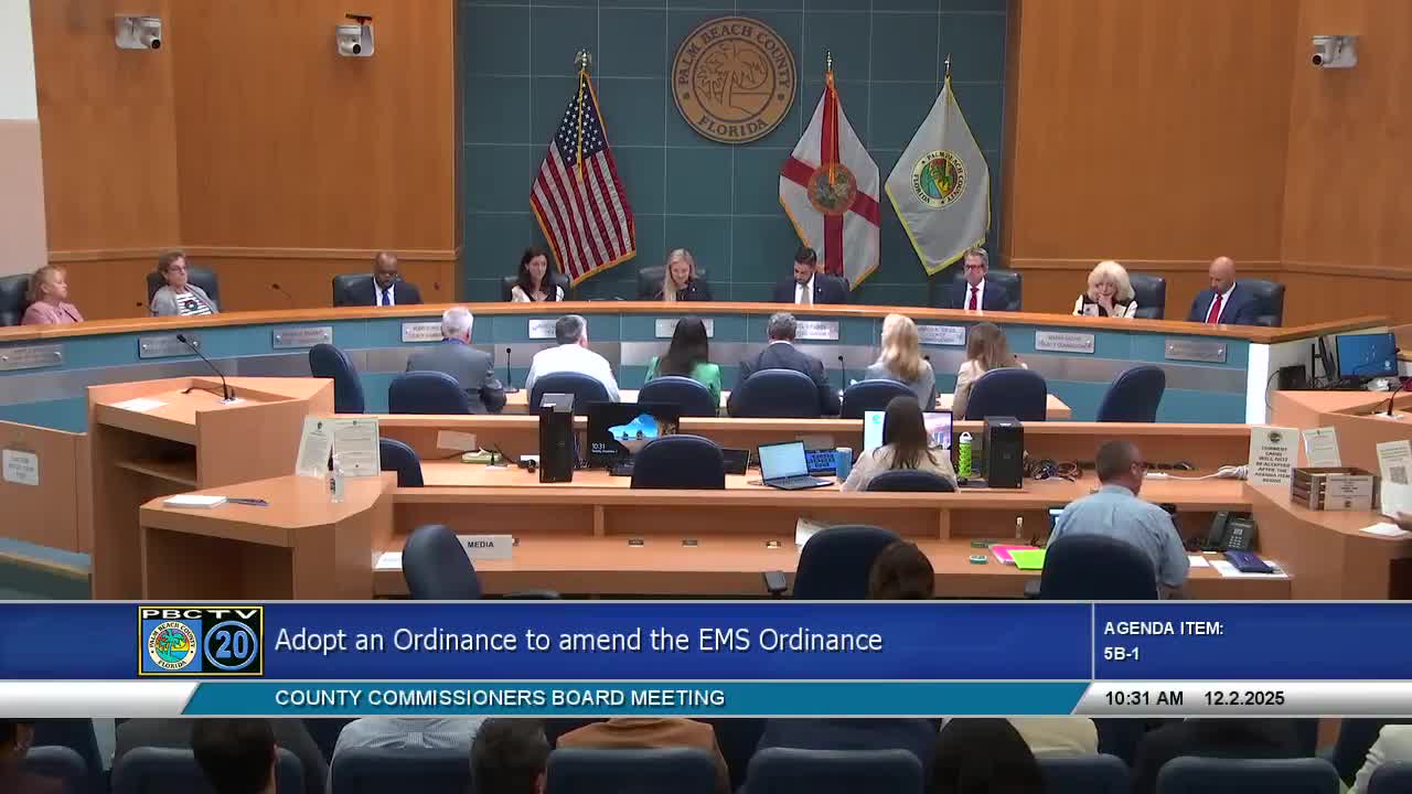 County adopts emergency medical services ordinance, raises manager experience requirement