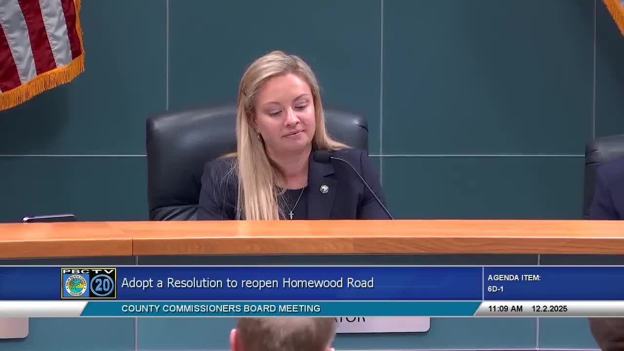 Commission approves temporary reopening of Homewood Road for bridge repair after neighborhood protests