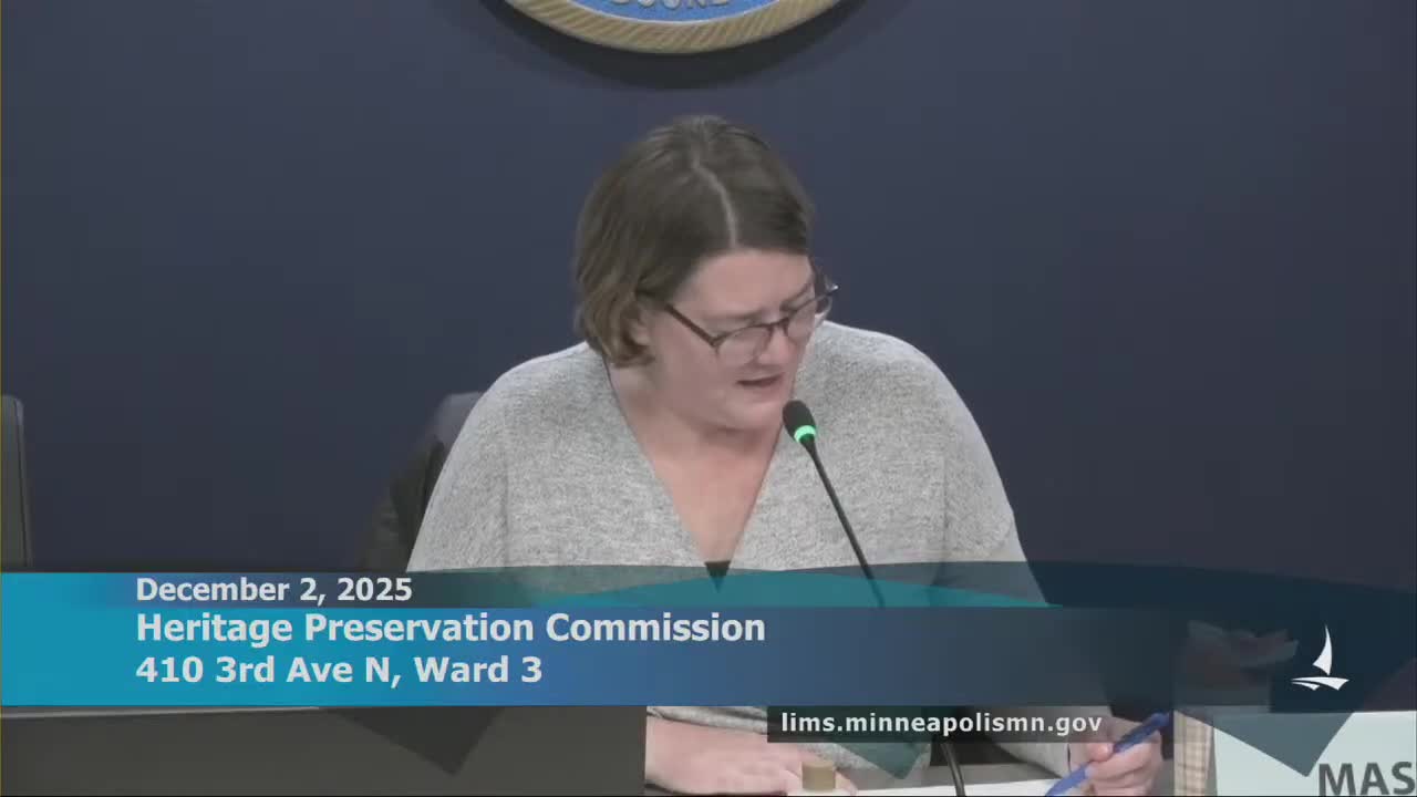 Commission approves retroactive siding, roof and gutter work at 201 Franklin Avenue East with conditions