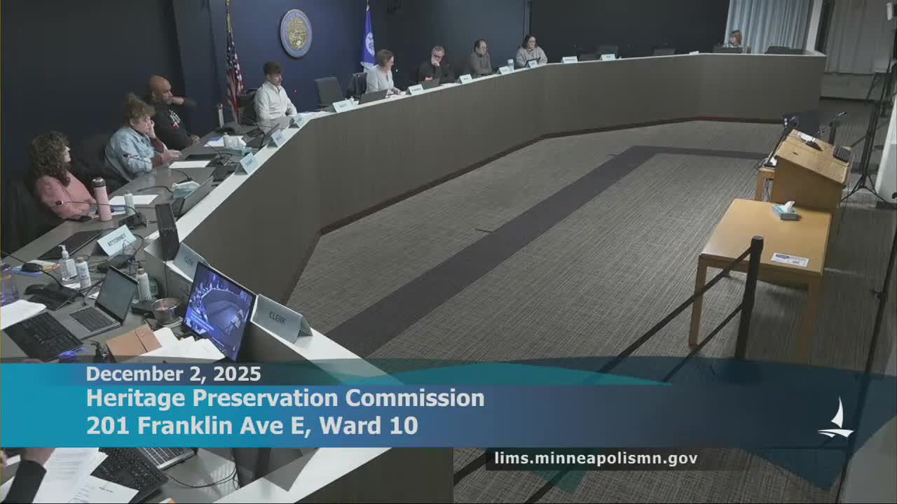 HPC reviews 2025 annual report; ordinance adopted by City Council with some HPC amendments